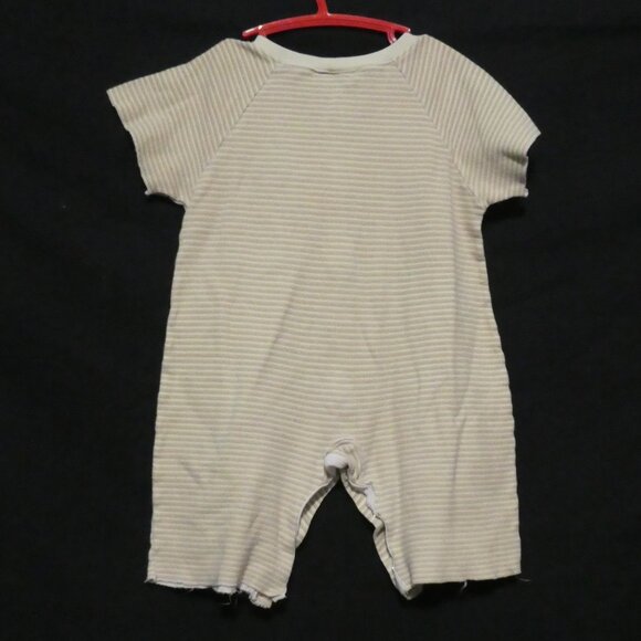 GAGOU TAGOU | 6/9 months | Striped Full Snap Button Closure Body Suit / Onesie - Picture 2 of 14